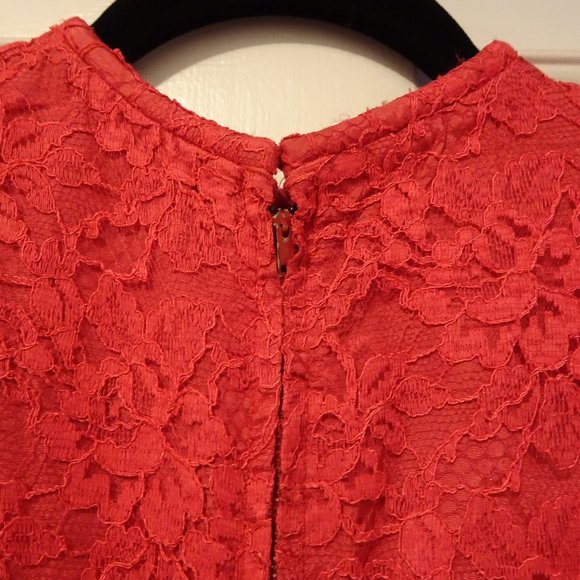 Vintage Jeanne D'Arc Lace Sheath Dress - Picture 5 of 11